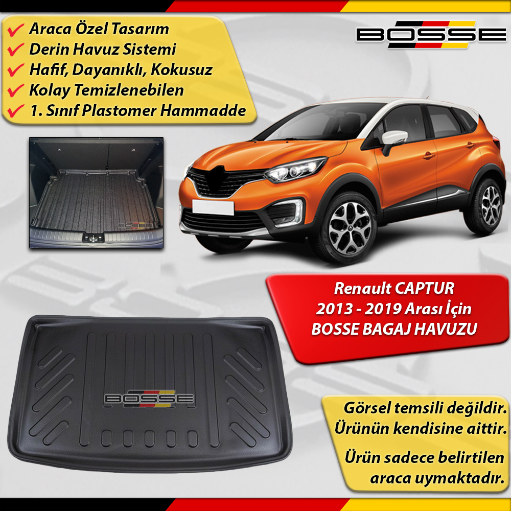 Renault Captur Bagaj Havuzu 2013 2019 Arası BOSSE