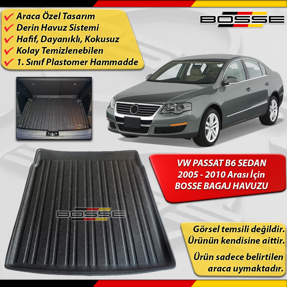 VW Passat B6 Bagaj Havuzu SEDAN 2005 2010 Arası BOSSE