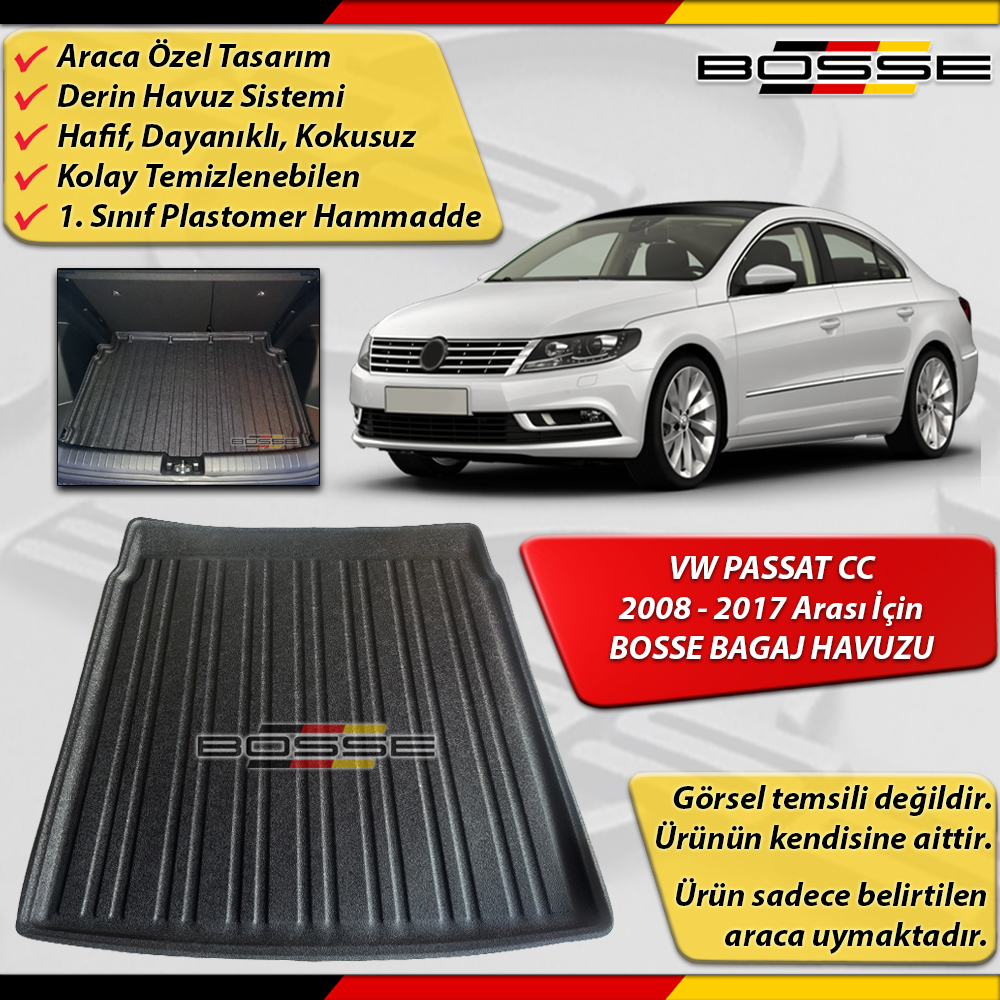 VW Passat CC Bagaj Havuzu 2008 2017 Arası BOSSE