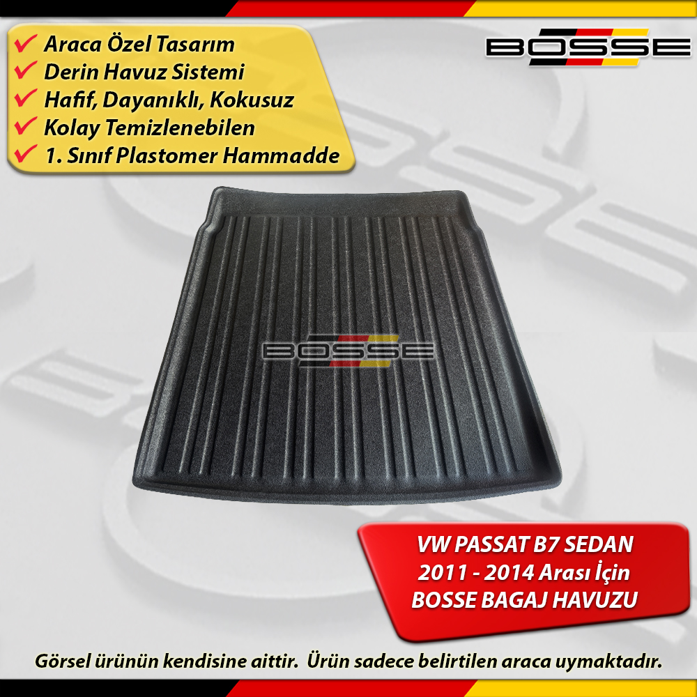 VW Passat B7 Bagaj Havuzu SEDAN 2011 2014 Arası BOSSE