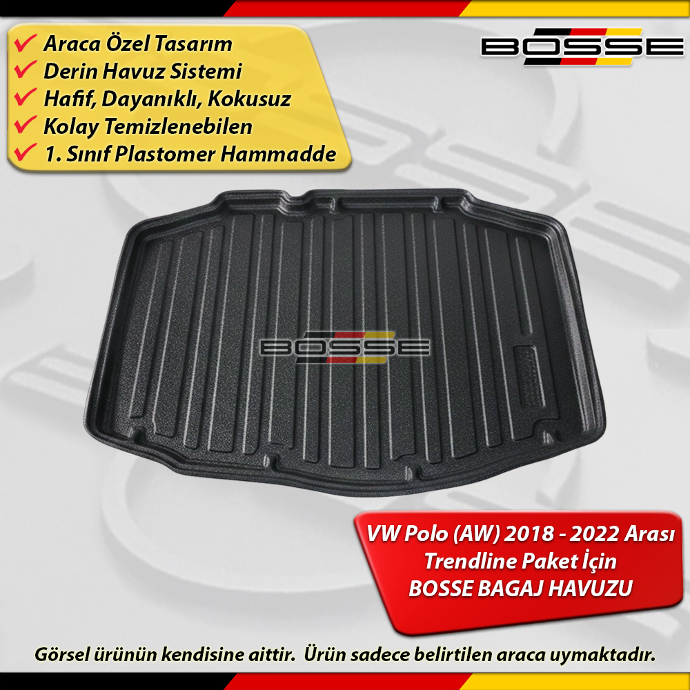 VW Polo Bagaj Havuzu Trendline Paket İçin 2018 2022 Arası BOSSE