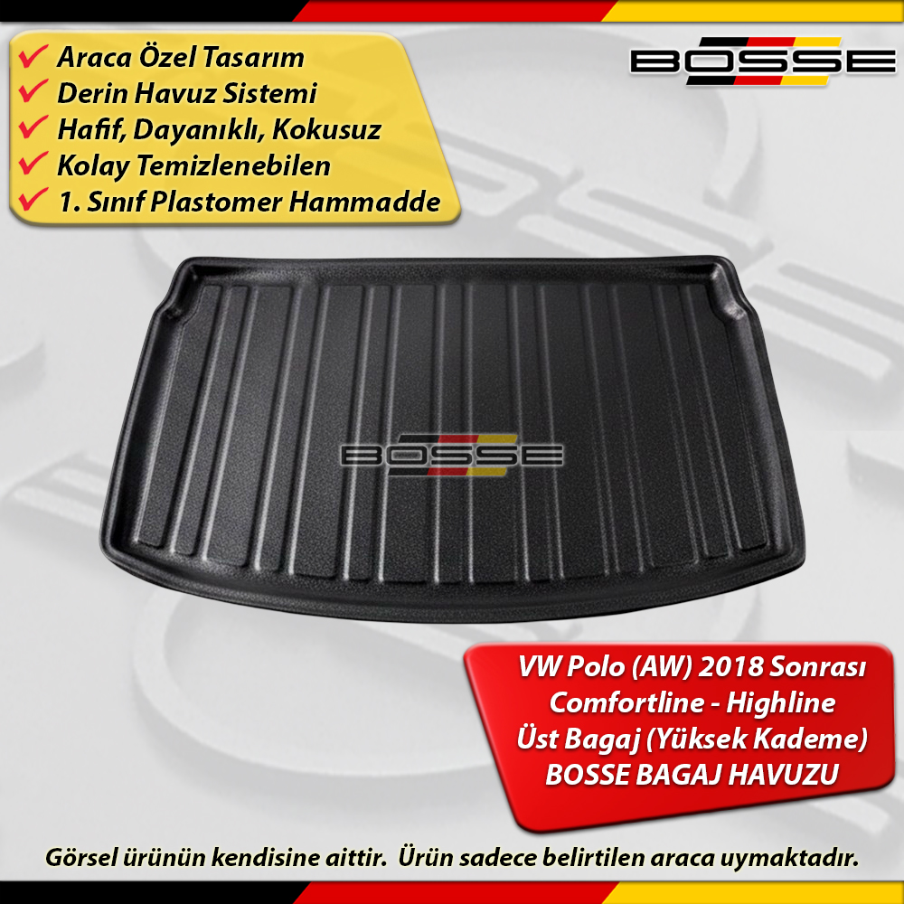 VW Polo Bagaj Havuzu ÜST Bagaj (Yüksek Kademe) Comfortline / Highline 2018-2022 Arası BOSSE
