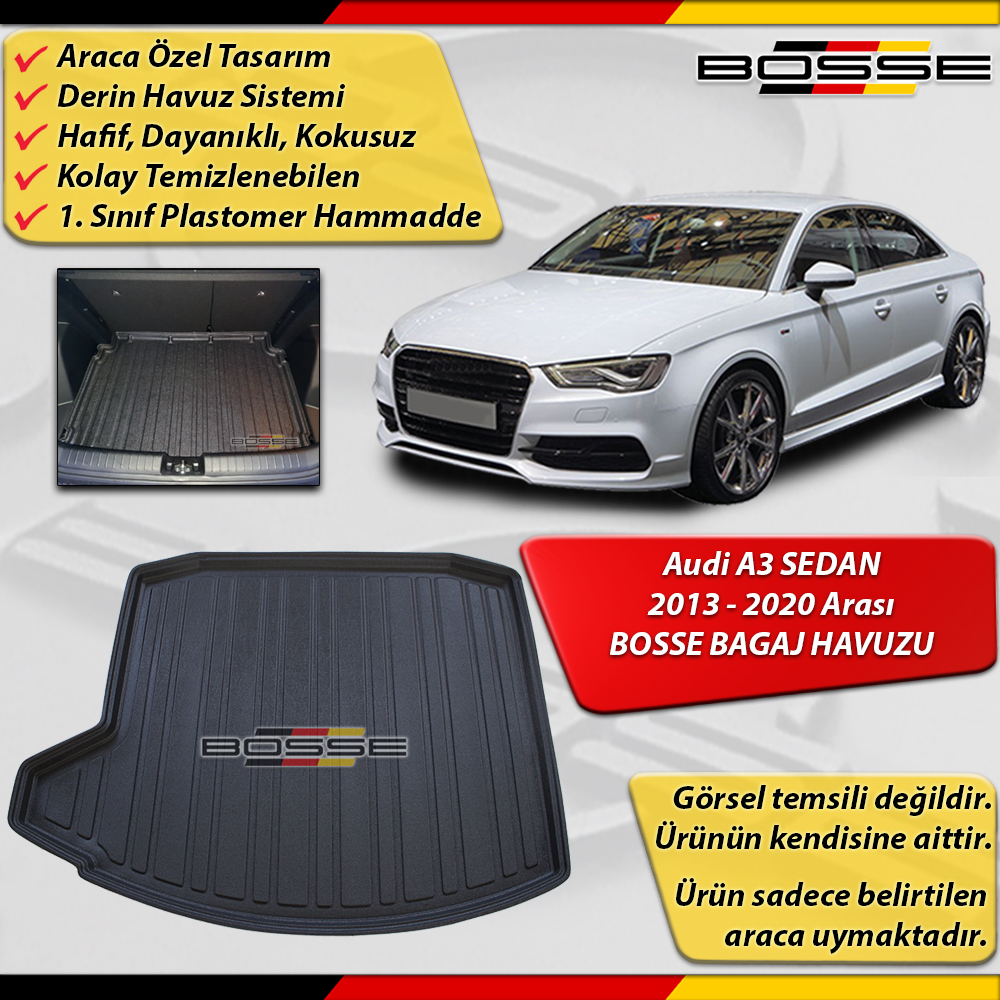 Audi A3 Bagaj Havuzu SEDAN 2013 2020 Arası BOSSE