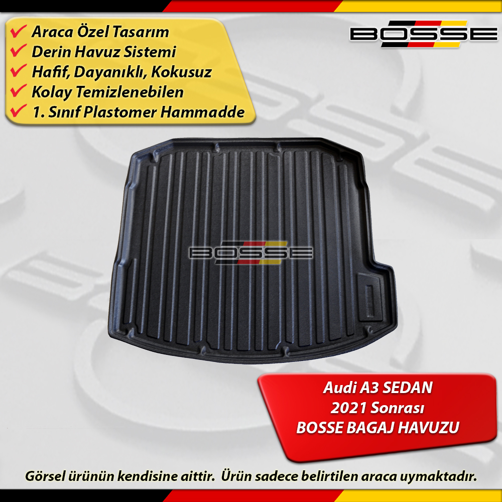 Audi A3 Bagaj Havuzu SEDAN (8Y) 2021 Sonrası BOSSE