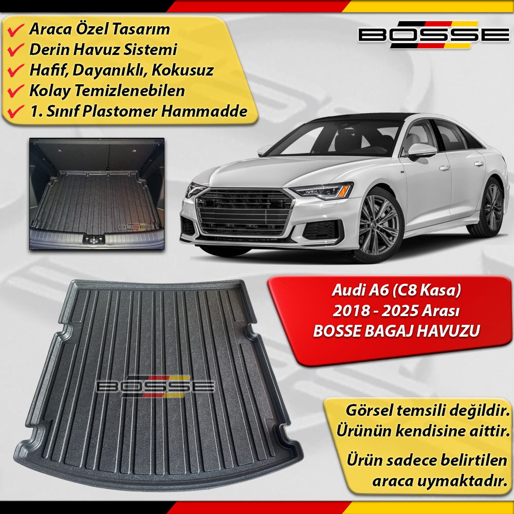 Audi A6 Bagaj Havuzu SEDAN (C8) 2018 2025 BOSSE