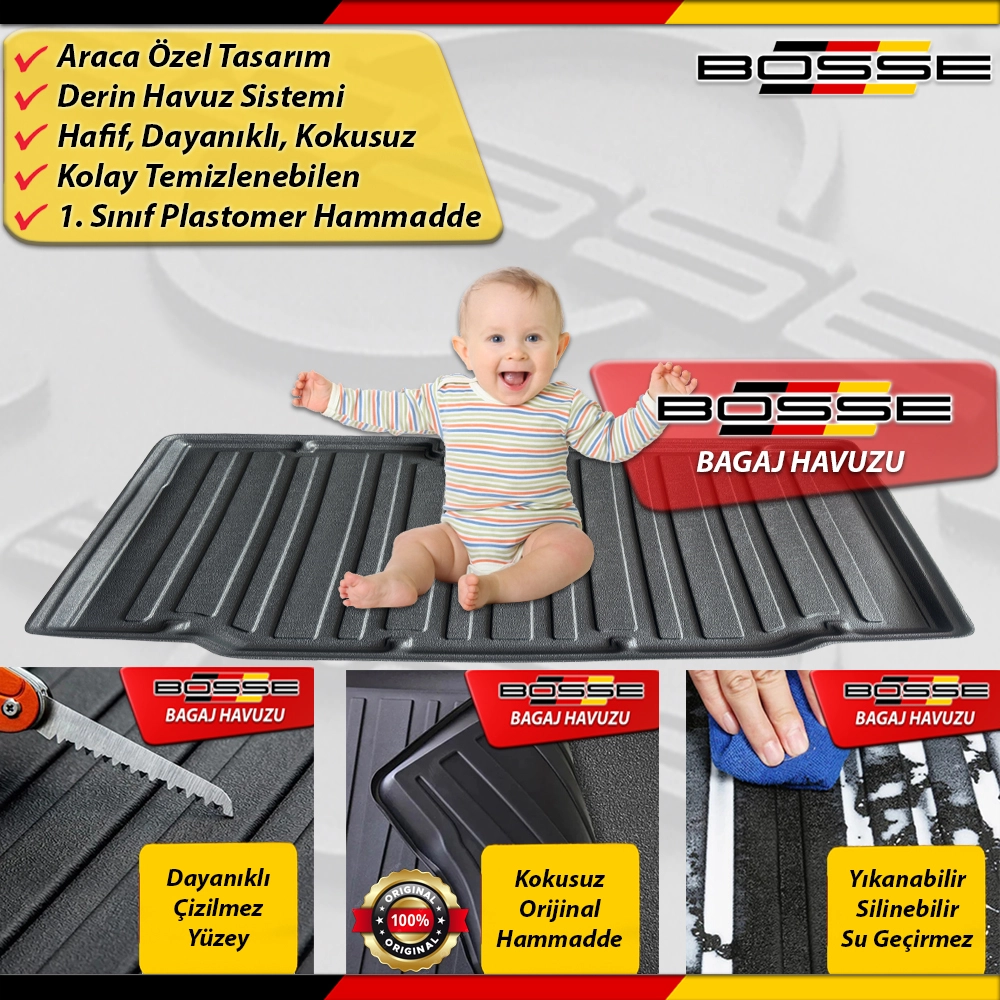 VW Touareg Bagaj Havuzu 2003 2010 Arası BOSSE
