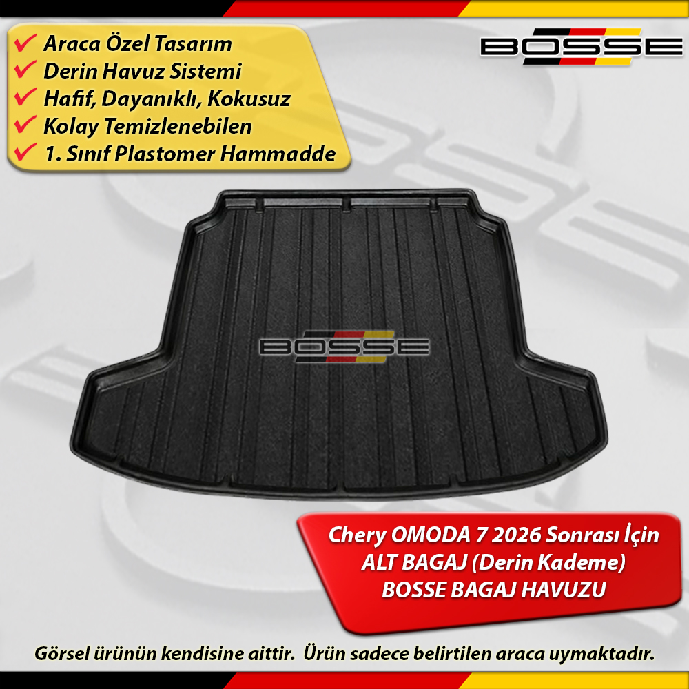Chery Omoda 7 Bagaj Havuzu ALT BAGAJ (Derin Kademe) Araca Özel 2026 Sonrası BOSSE