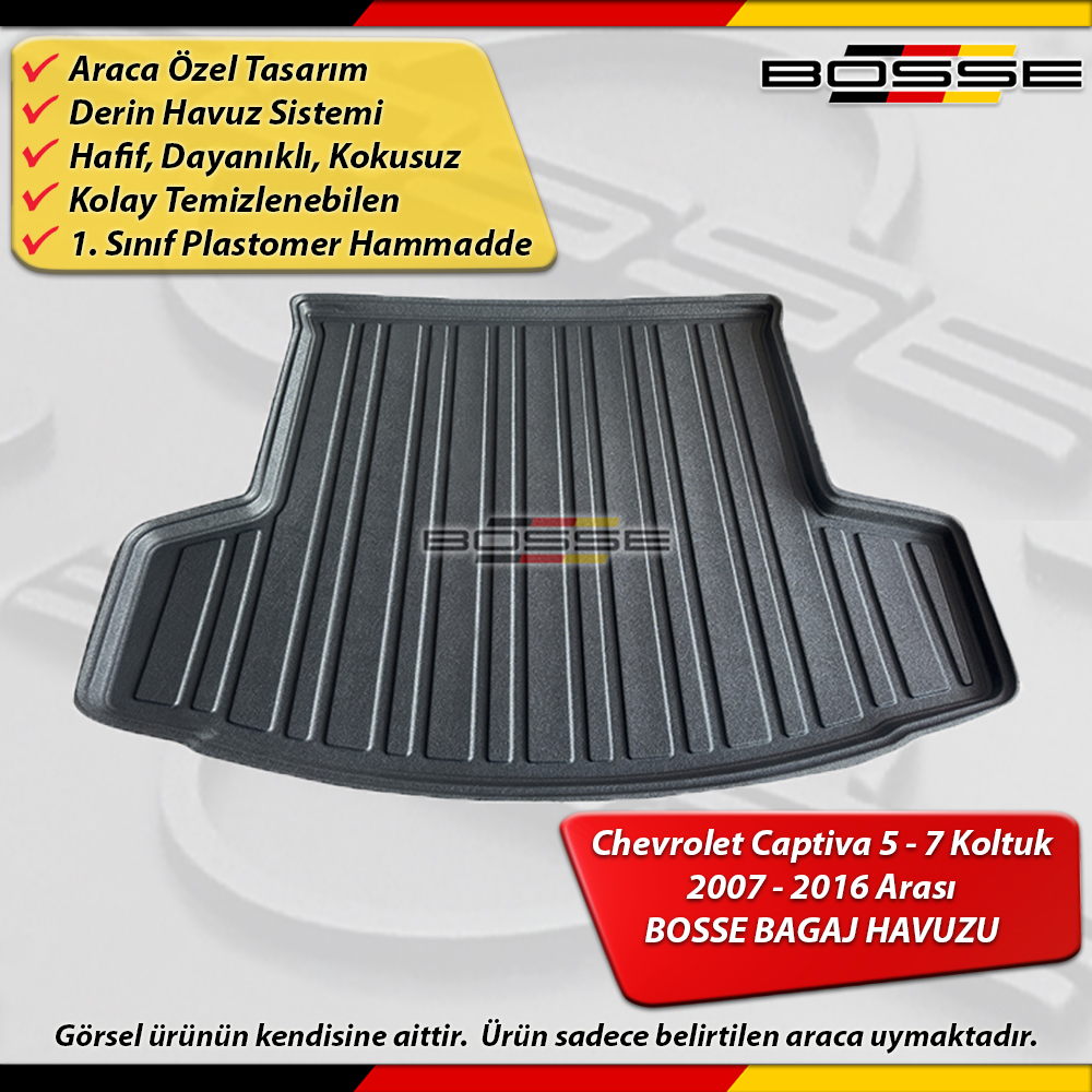 Chevrolet Captiva Bagaj Havuzu 5-7 Koltuk 2007 2019 BOSSE