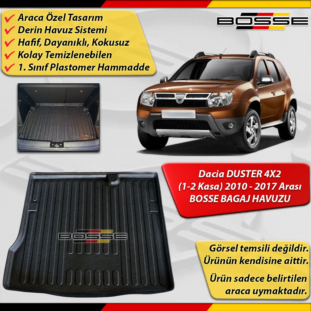 Dacia Duster Bagaj Havuzu 4x2 2010 2017 Arası BOSSE