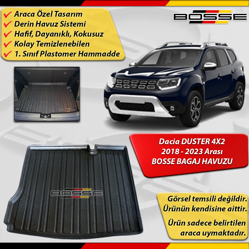 Dacia Duster Bagaj Havuzu 4x2 2018 2023 Arası BOSSE