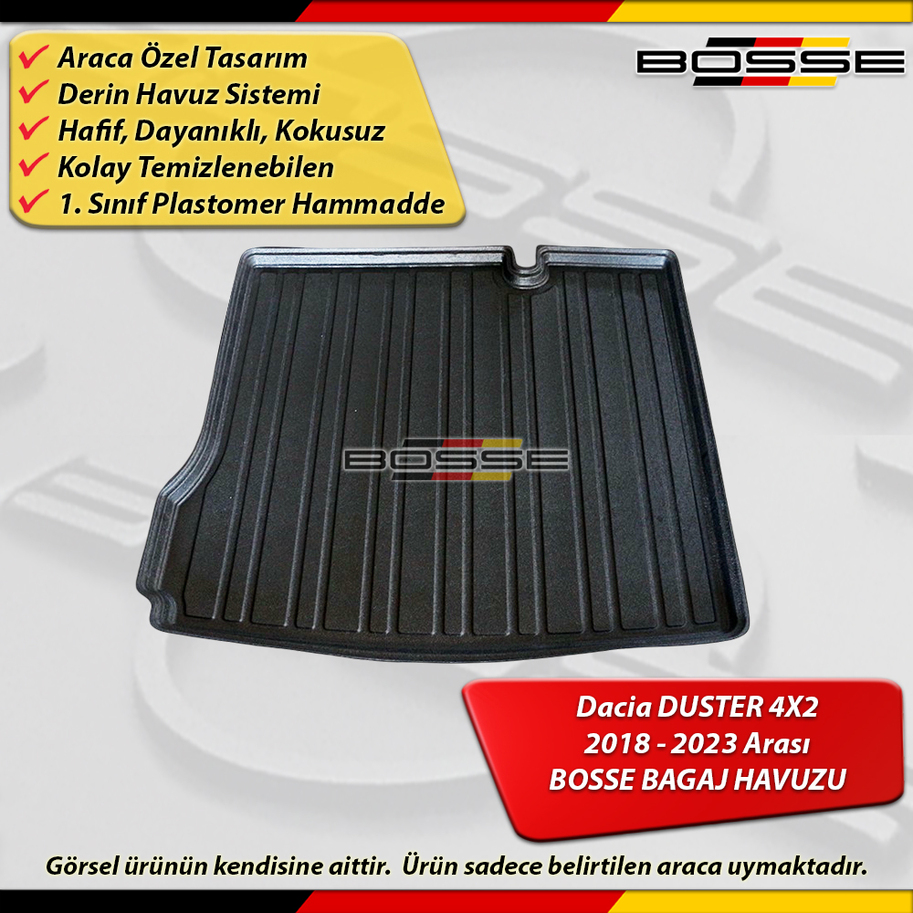 Dacia Duster Bagaj Havuzu 4x2 2018 2023 Arası BOSSE