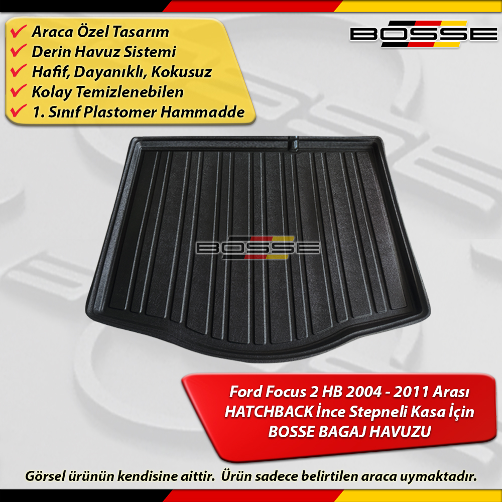 Ford Focus 2 HB Bagaj Havuzu Hatchback İNCE STEPNE 2005 - 2011 Arası BOSSE