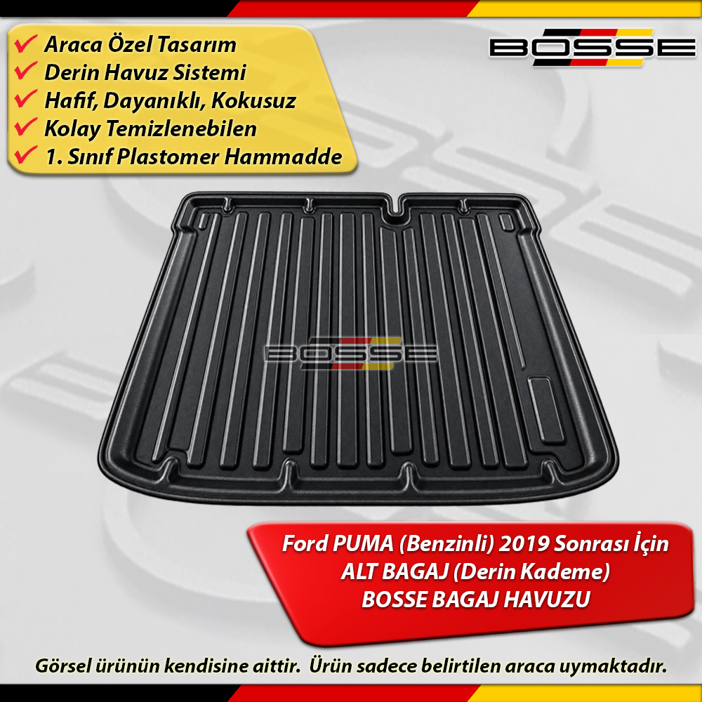 Ford Puma Bagaj Havuzu (Benzinli) ALT BAGAJ (Derin Kademe) 2019 Sonrası BOSSE