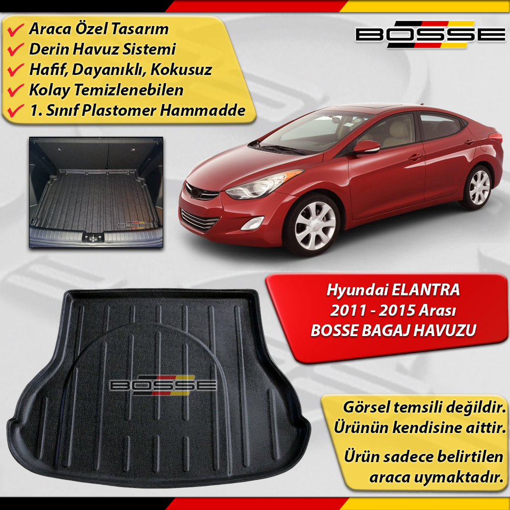 Hyundai Elantra Bagaj Havuzu 2011 2015 Arası BOSSE