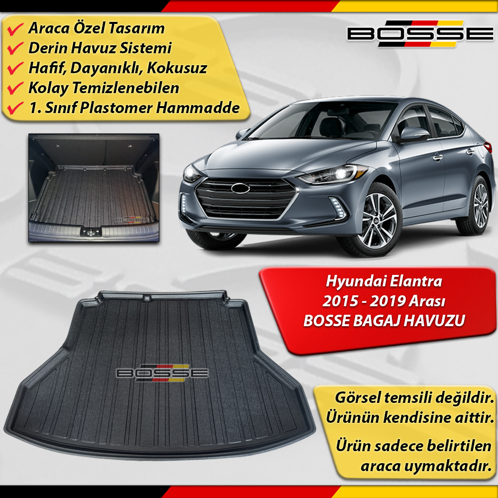 Hyundai Elantra Bagaj Havuzu 2015 2019 Arası BOSSE