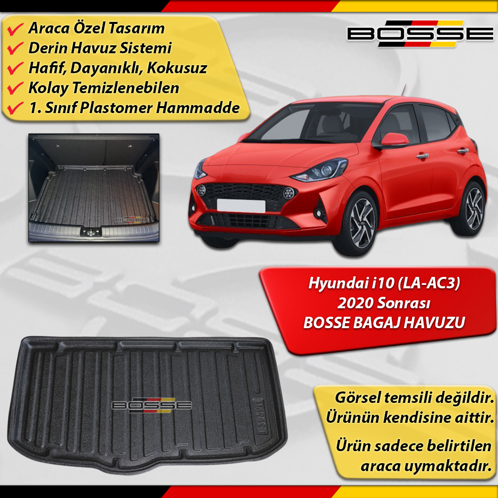 Hyundai i10 Bagaj Havuzu (LA-AC3) 2020 Sonrası BOSSE