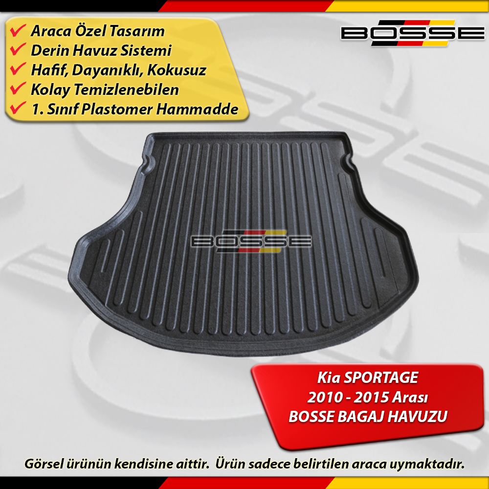 Kia Sportage Bagaj Havuzu 2010 2015 Arası BOSSE Bagaj Havuzu