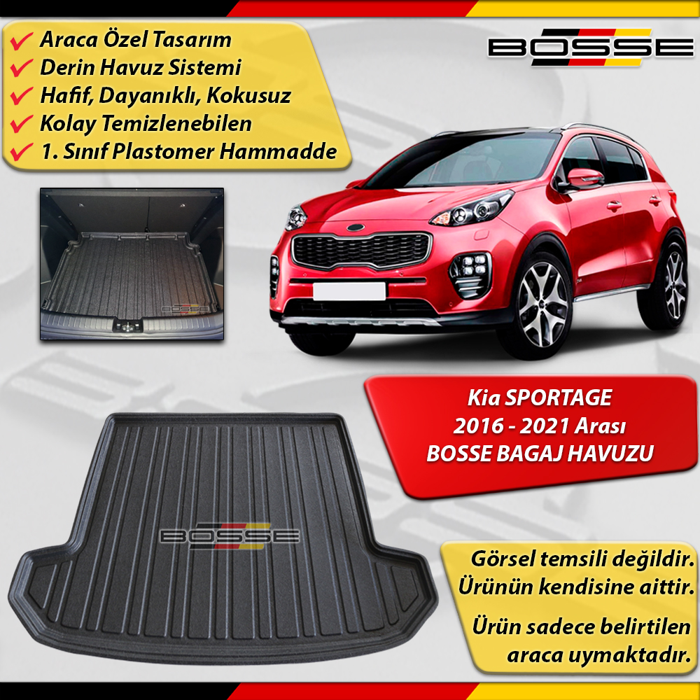 Kia Sportage Bagaj Havuzu 2016 2021 Arası BOSSE