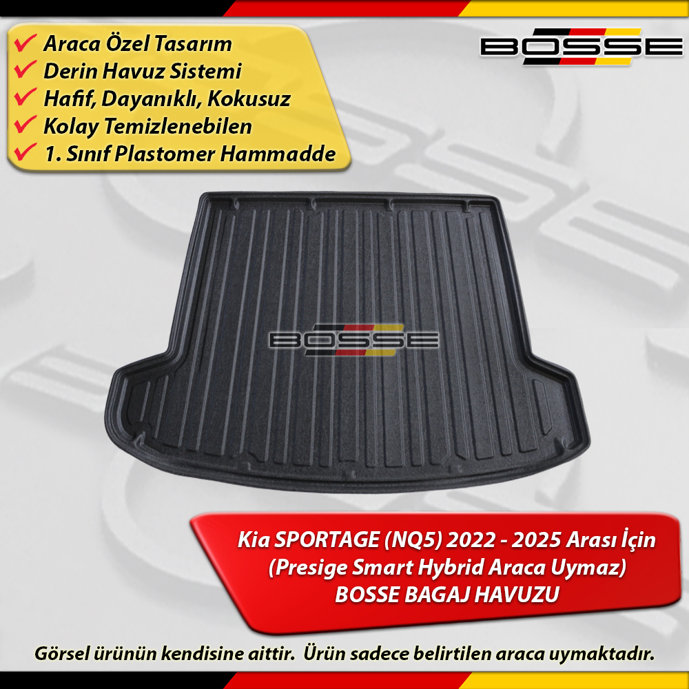 Kia Sportage Bagaj Havuzu V (NQ5) 2022 - 2025 Arası BOSSE