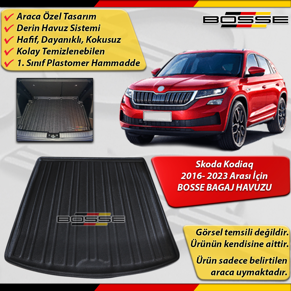 Skoda Kodiaq Bagaj Havuzu (NS) 2016 2023 Arası BOSSE