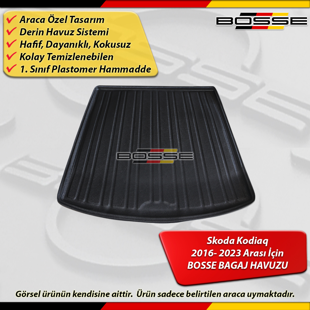 Skoda Kodiaq Bagaj Havuzu (NS) 2016 2023 Arası BOSSE