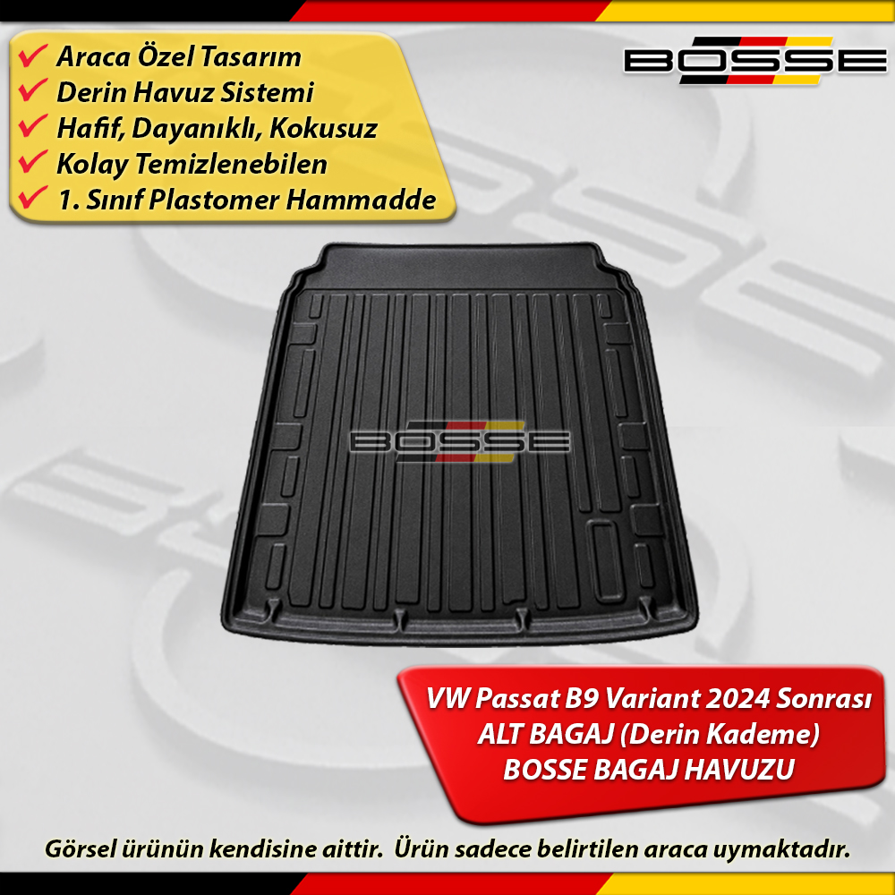 VW Passat B9 Bagaj Havuzu Variant ALT BAGAJ (Derin Kademe) 2024 Sonrası BOSSE