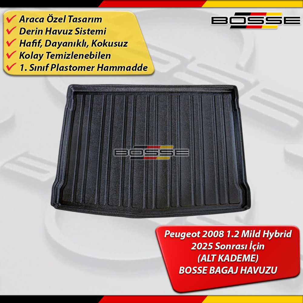 Peugeot 2008 Bagaj Havuzu ALT BAGAJ 1.2 Mild Hybrit 2025 Sonrası