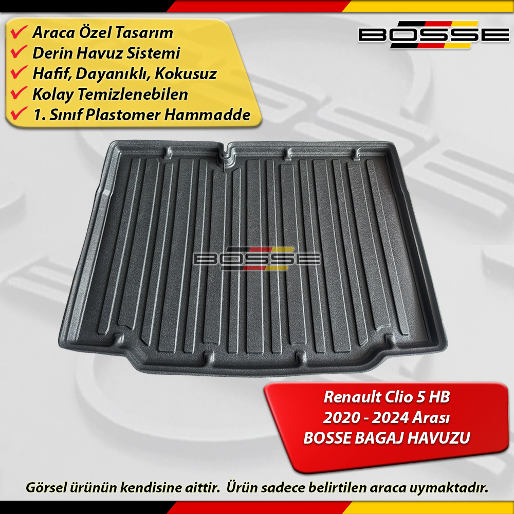 Clio 5 Bagaj Havuzu HB 2020 Sonrası BOSSE