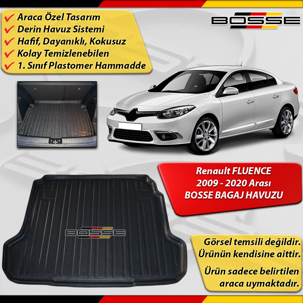 Renault Fluence Bagaj Havuzu 2009 2020 Arası BOSSE
