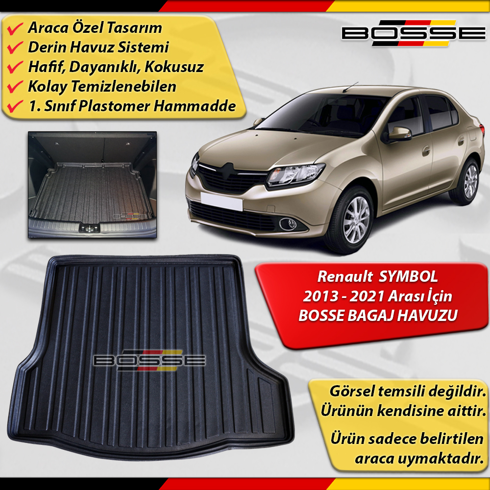 Renault Symbol Bagaj Havuzu 2013 2021 Arası BOSSE