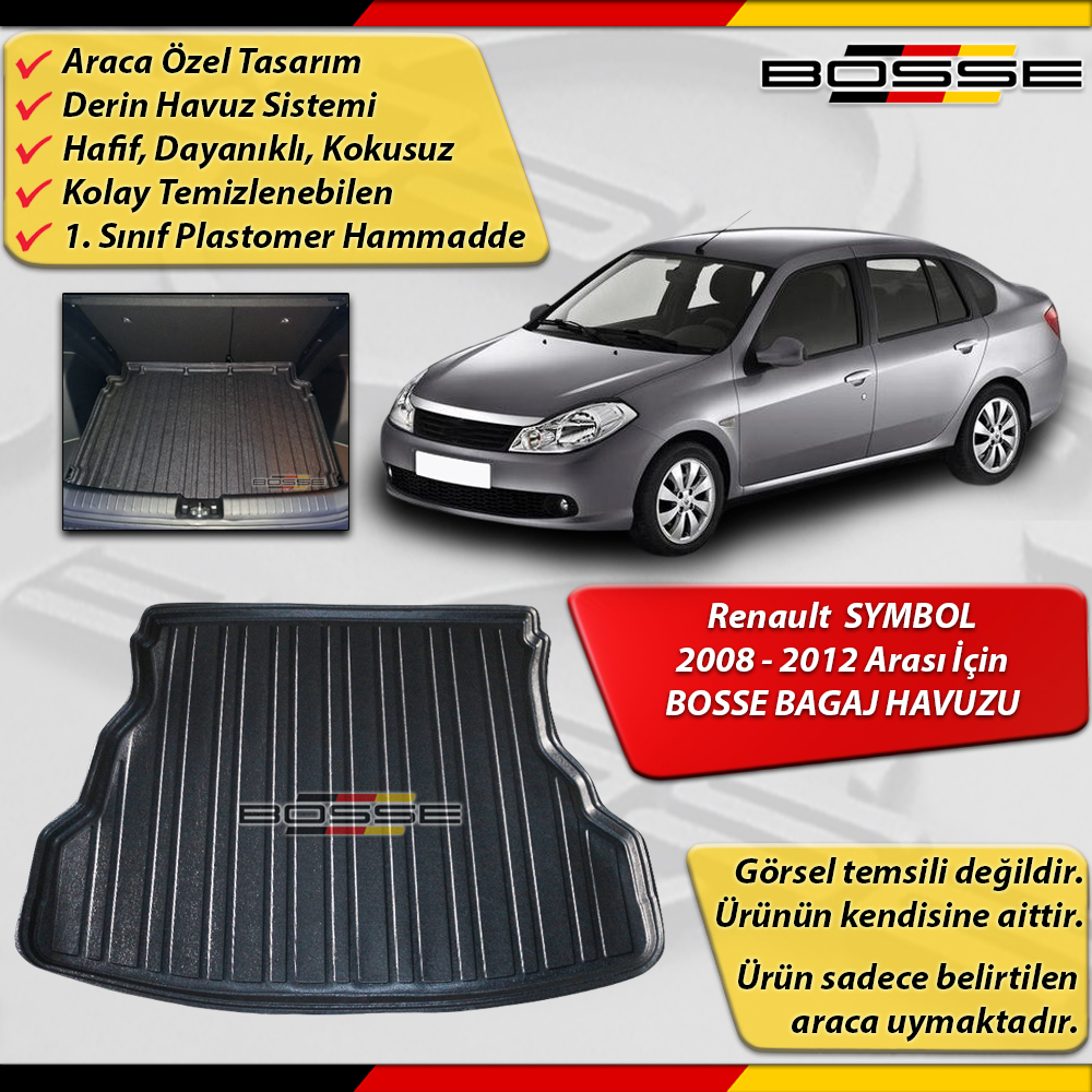 Renault Symbol Bagaj Havuzu 2008 2012 Arası BOSSE