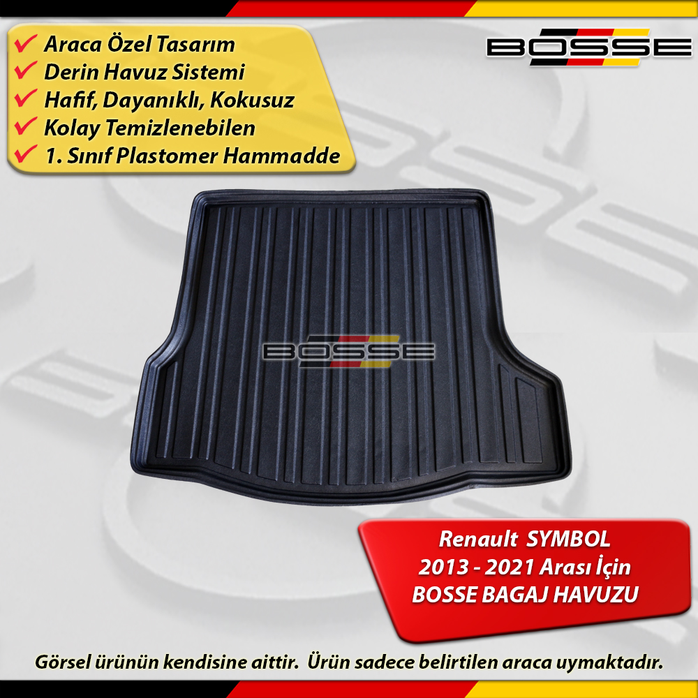 Renault Symbol Bagaj Havuzu 2013 2021 Arası BOSSE