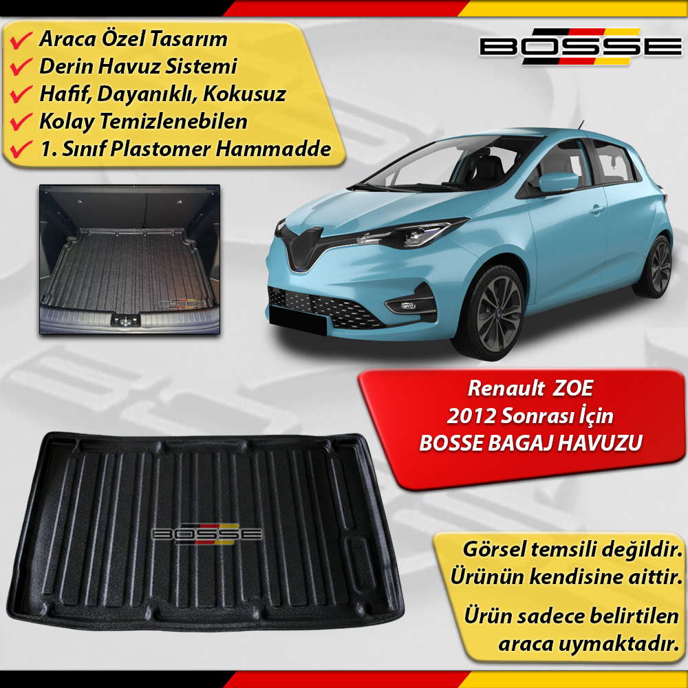 Renault ZOE Bagaj Havuzu 2012 Sonrası BOSSE