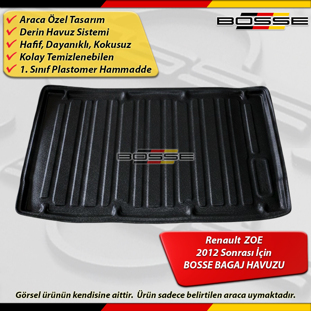 Renault ZOE Bagaj Havuzu 2012 Sonrası BOSSE