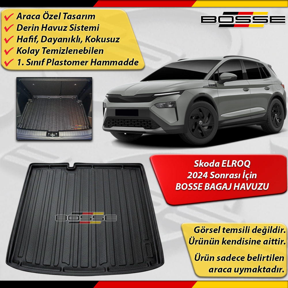 Skoda ELROQ Bagaj Havuzu 2024 Sonrası BOSSE