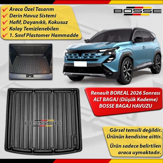 Renault Boreal Bagaj Havuzu ALT BAGAJ (Derin Kademe) 2026 Sonrası BOSSE
