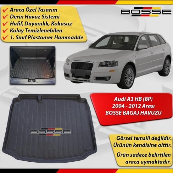 Audi A3 Bagaj Havuzu HB (8P) Sportback 2004 2012 Arası 5 Kapı BOSSE
