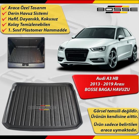 Audi A3 Bagaj Havuzu HB 2013 - 2019 Arası 5 Kapı BOSSE Bagaj Havuzu