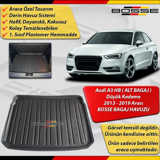 Audi A3 Bagaj Havuzu HB ( ALT BAGAJ ) Düşük Kademe İçin 2013 - 2020 Arası BOSSE