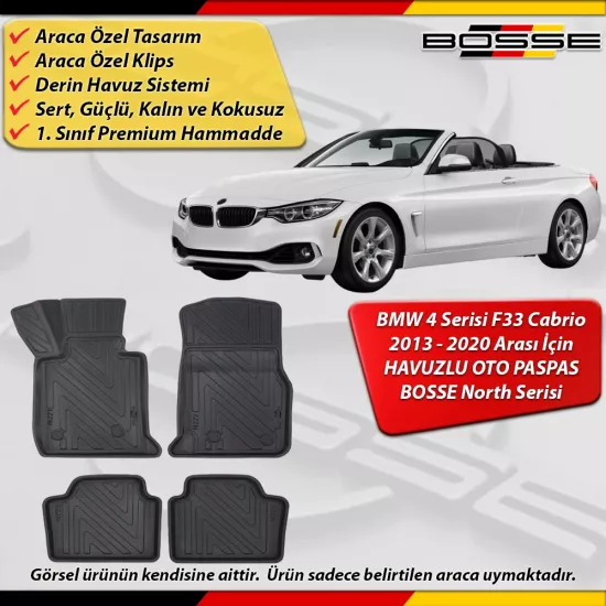 Bmw 4 Serisi F33 Paspas Araca Özel Cabrio Derin Havuzlu BOSSE North Serisi