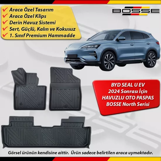 Byd Seal U Paspas Araca Özel Ev 2024 Ve Sonrası Derin Havuzlu BOSSE North Serisi