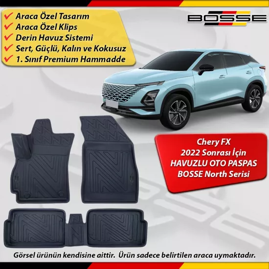 Chery Fx Paspas Araca Özel 2022 Sonrası Derin Havuzlu BOSSE North Serisi