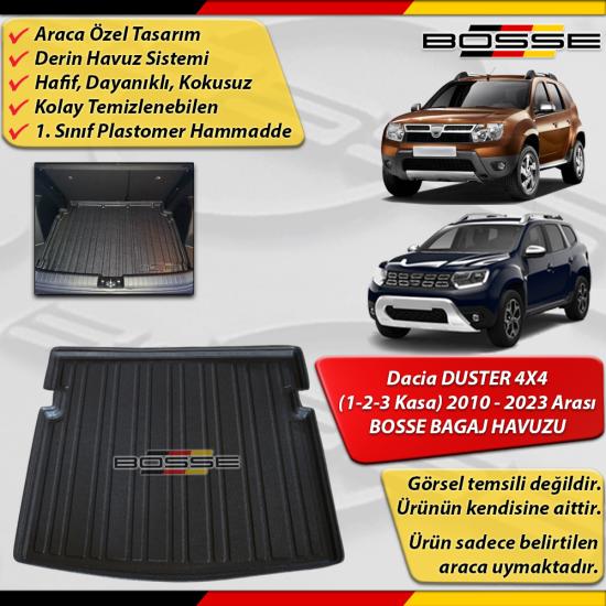 Dacia Duster Bagaj Havuzu 4x4 (1-2-3 Kasalar) 2010 2023 Arası BOSSE