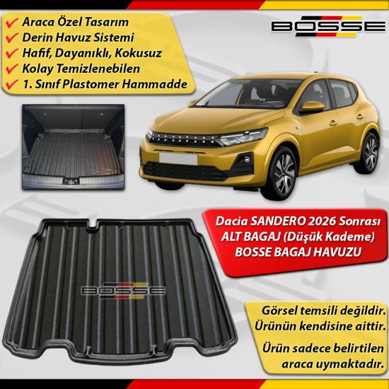 Dacia Sandero Bagaj Havuzu ALT BAGAJ (Derin Kademe) 2026 Sonrası BOSSE