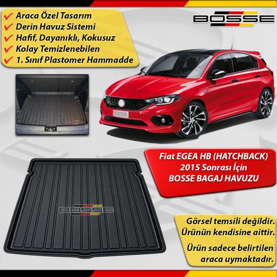 Fiat Egea Bagaj Havuzu HB - HATCHBACK İçin 2015 Sonrası BOSSE 3D Bagaj Havuzu