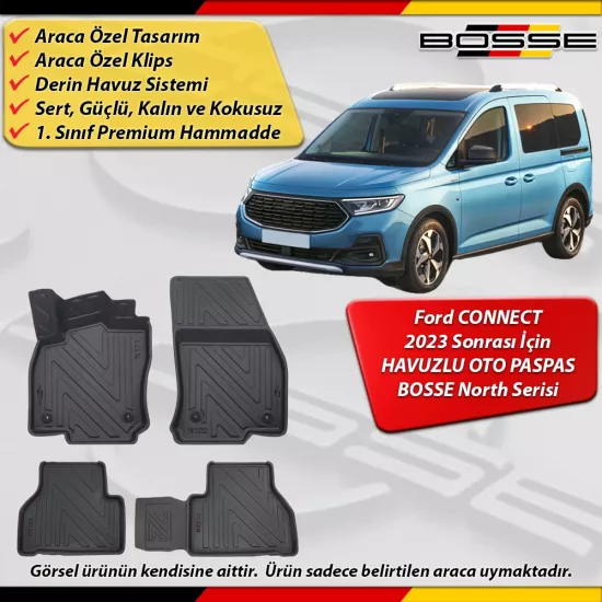 Ford Connect Paspas Araca Özel 2021 Sonrası Derin Havuzlu BOSSE North Serisi
