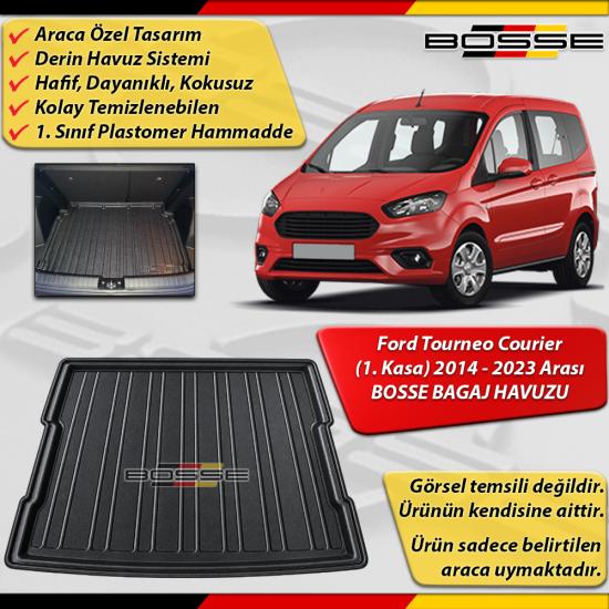 Ford Courier Bagaj Havuzu Koltuklu Araca Özel 2014 2023 Arası BOSSE 3D Bagaj Havuzu