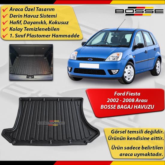 Ford Fiesta Bagaj Havuzu (V) 2002 - 2008 Arası BOSSE 3D Bagaj Havuzu