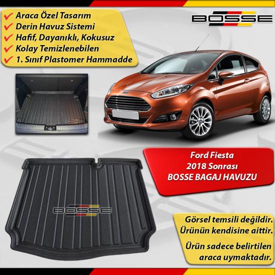 Ford Fiesta Bagaj Havuzu (VII) 2018 Sonrası BOSSE 3D Bagaj Havuzu