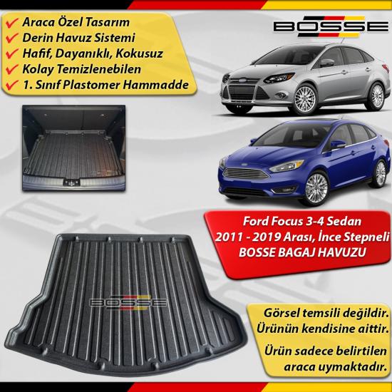 Ford Focus 3 Bagaj Havuzu 3.5 Bagaj Havuzu SEDAN İnce Stepneli 2011 2018 BOSSE